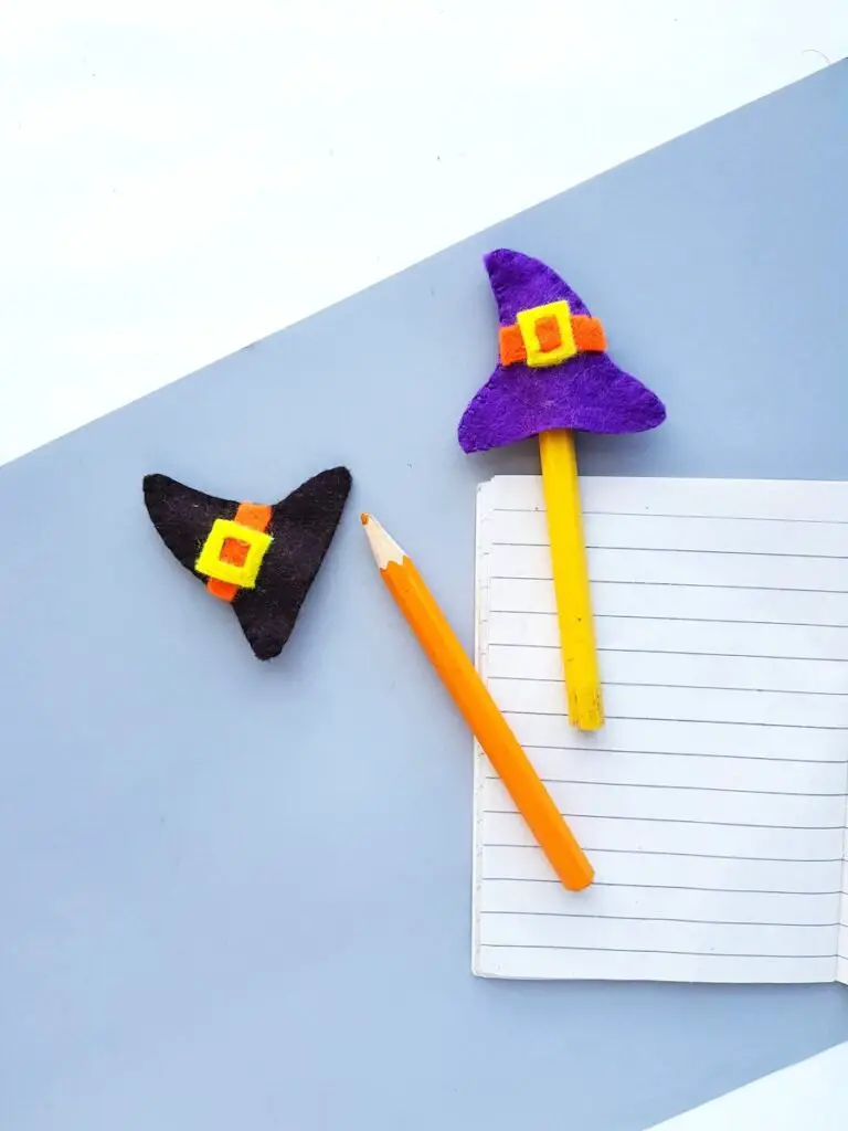 Witch Hat Pencil Toppers