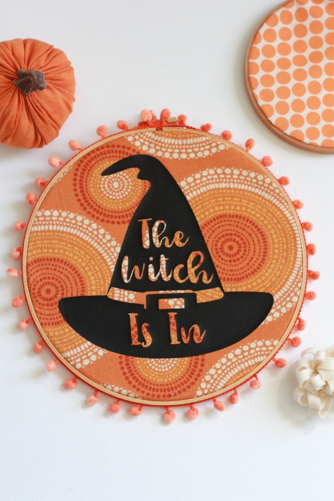Witch Hat Stencil Decor