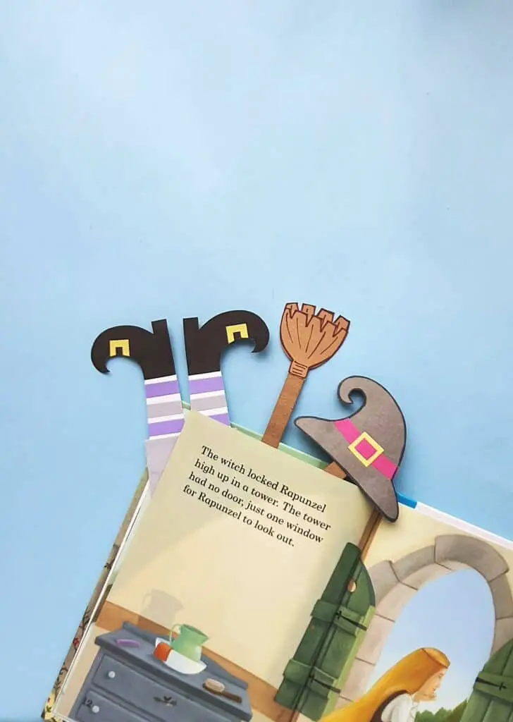 Witch-Themed Bookmarks