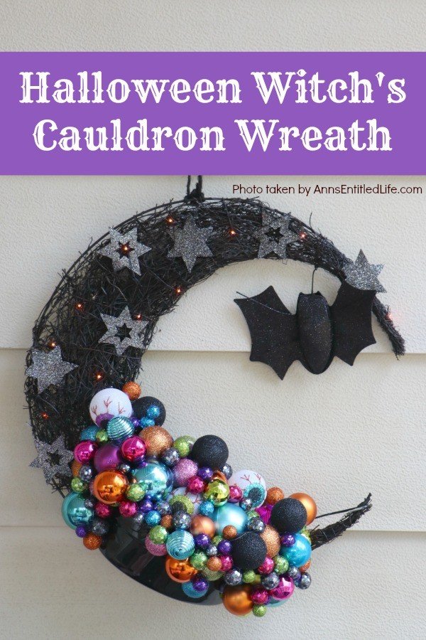 Witch's Cauldron Decor Wreath