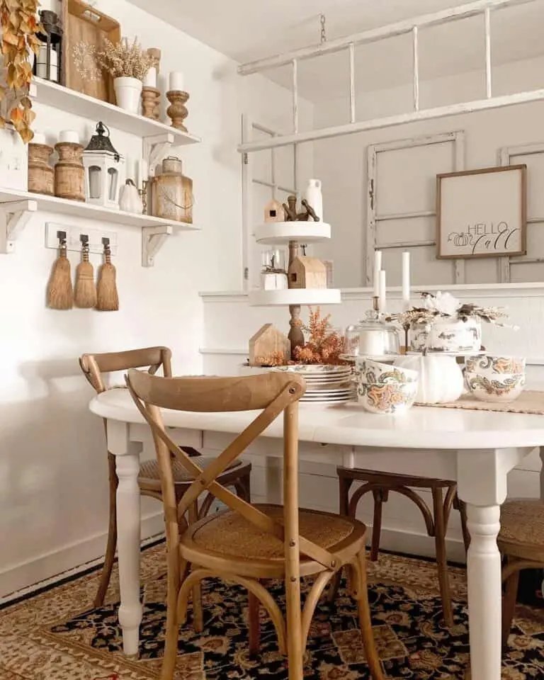 Wood Accents on White