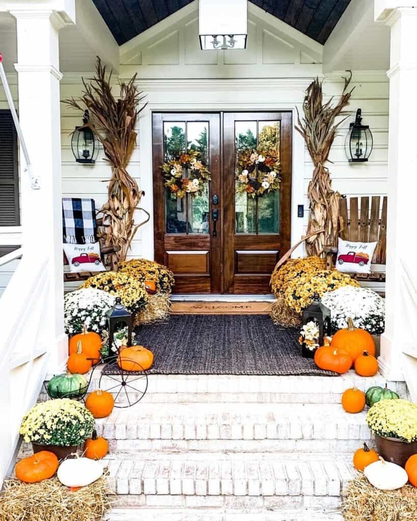 Wreaths for Double Doors