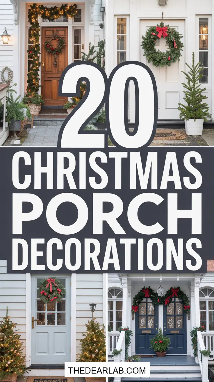 20 Festive Christmas Porch Decor Ideas That Wow