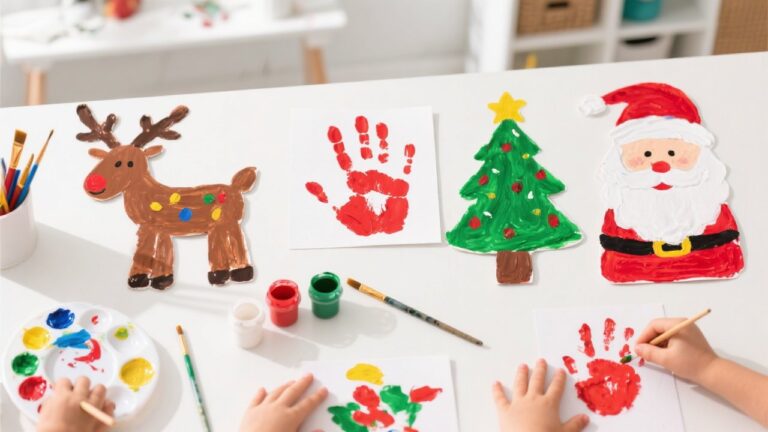 21 Easy Christmas Handprint Crafts for Kids & Family Fun