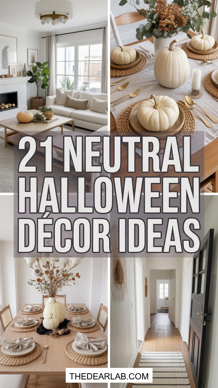 21 Neutral Halloween Decor Ideas for Your Home
