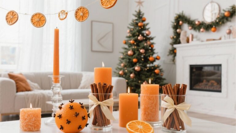 21 Orange Christmas Decor Ideas with Fragrant Appeal