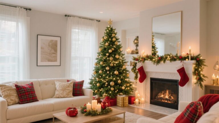 22 Christmas Living Room Decor Ideas for Festive Holiday Style