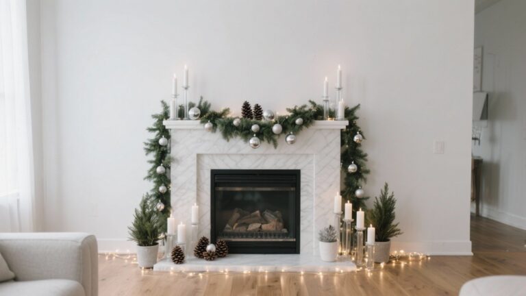 24 Christmas Decorating Ideas for Non-Working Fireplaces