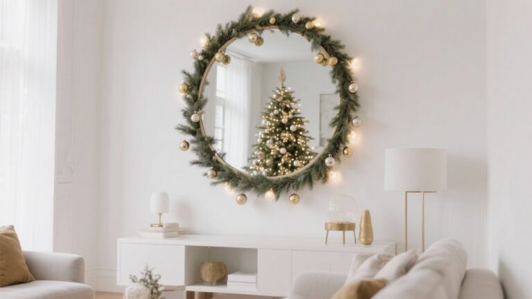 24 Christmas Mirror Décor Ideas That Transform Your Space