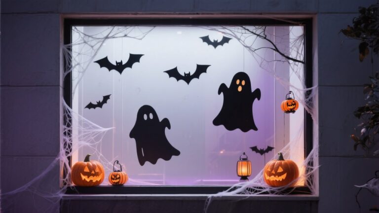28 Spooky Halloween Window Decor Ideas