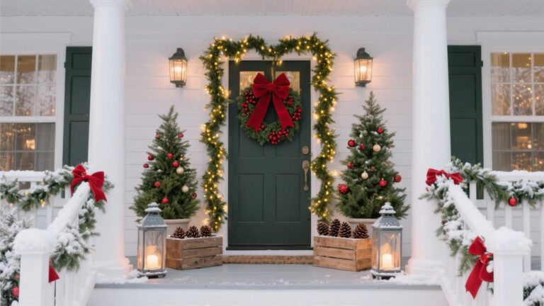 29 Christmas Front Porch Decor Ideas for Holiday Magic