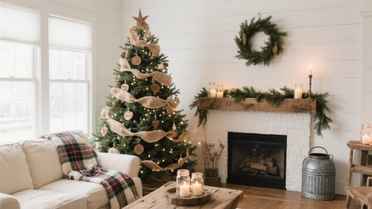 31 Cozy Farmhouse Christmas Decorating Ideas & Inspiration