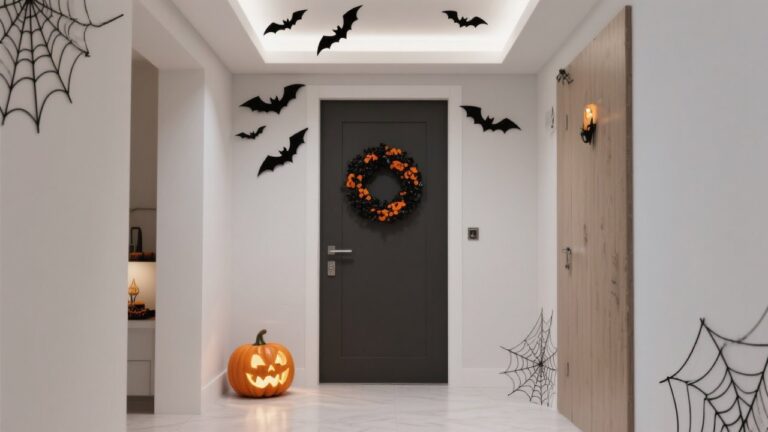 32 Spooky Halloween Entryway Decor Ideas