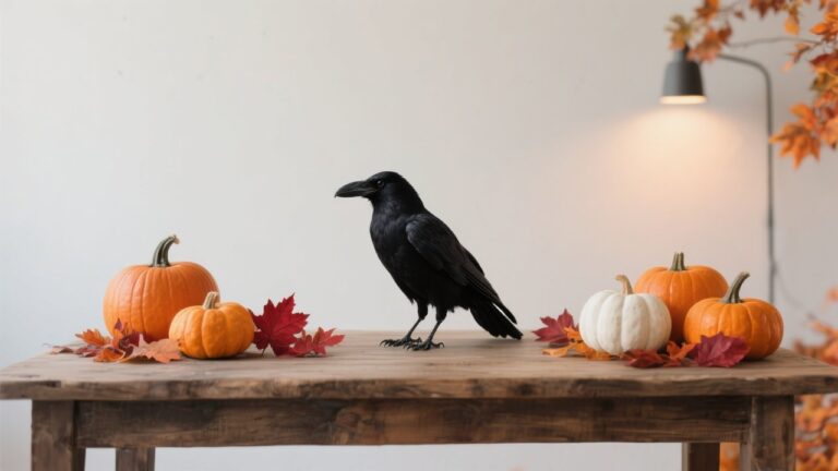 37 Spooky Crow Fall Decor Ideas