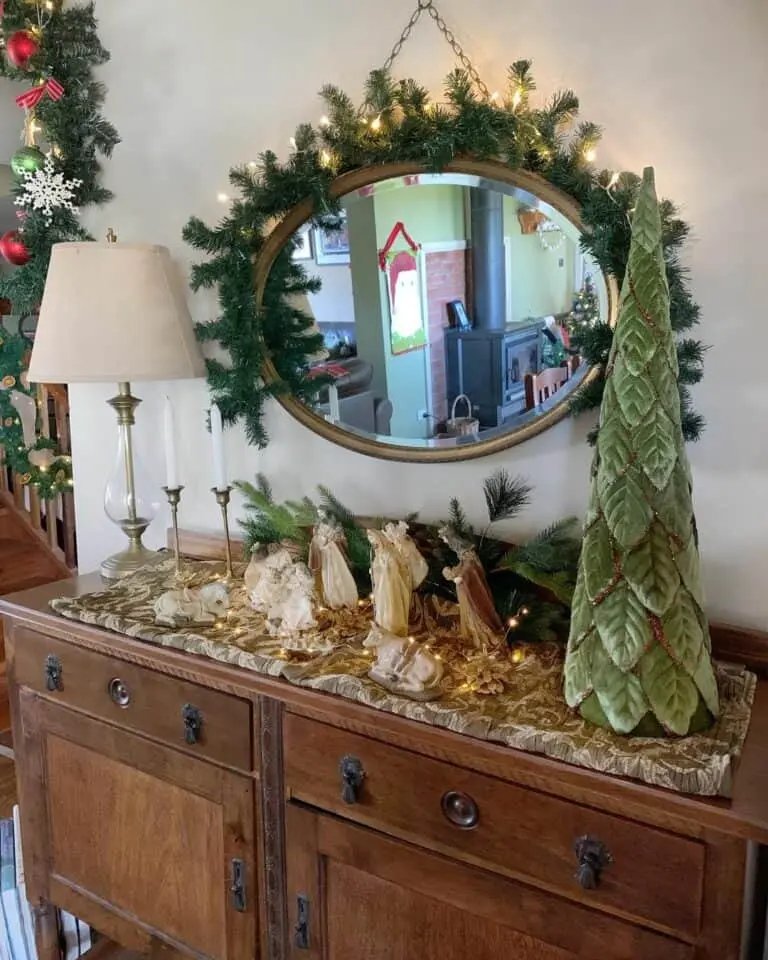 Antique Sideboard Display