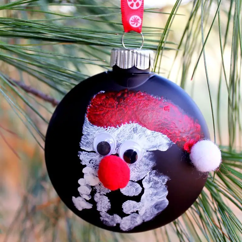 Baby Handprint Ornament