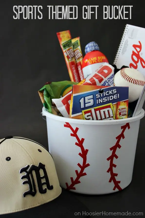 Baseball Gift Basket