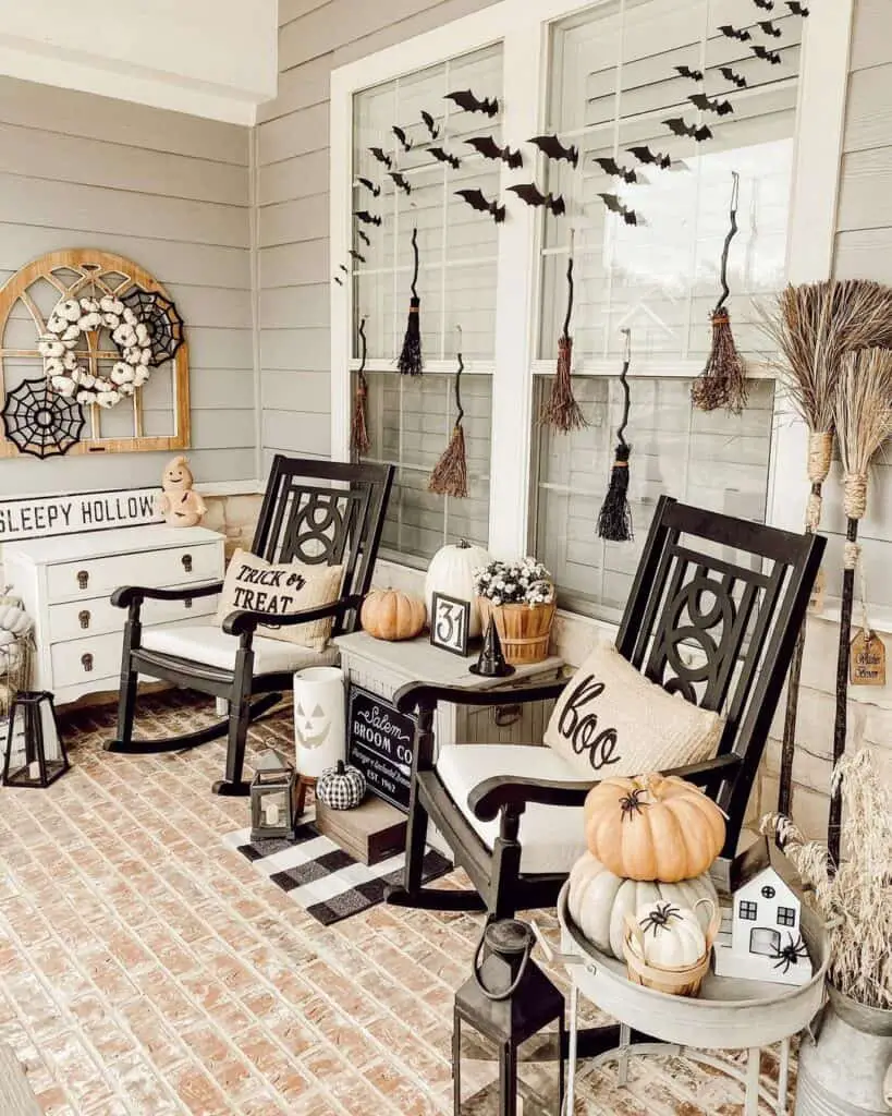 Bats and Brooms Display