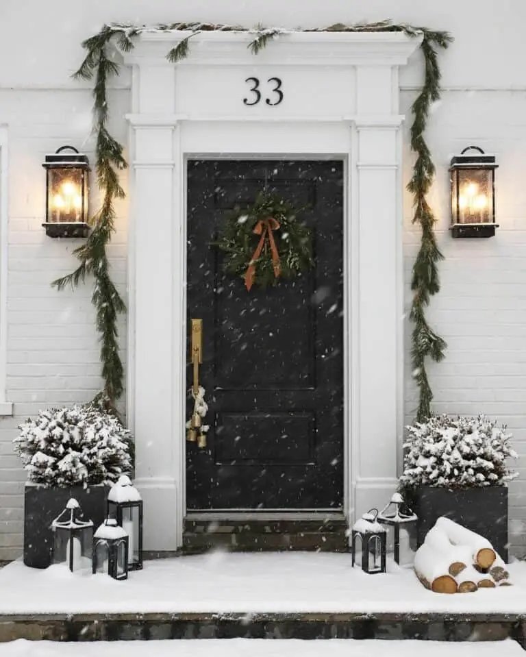 Black Christmas Lanterns