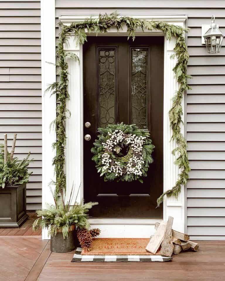 Black Door White Trim
