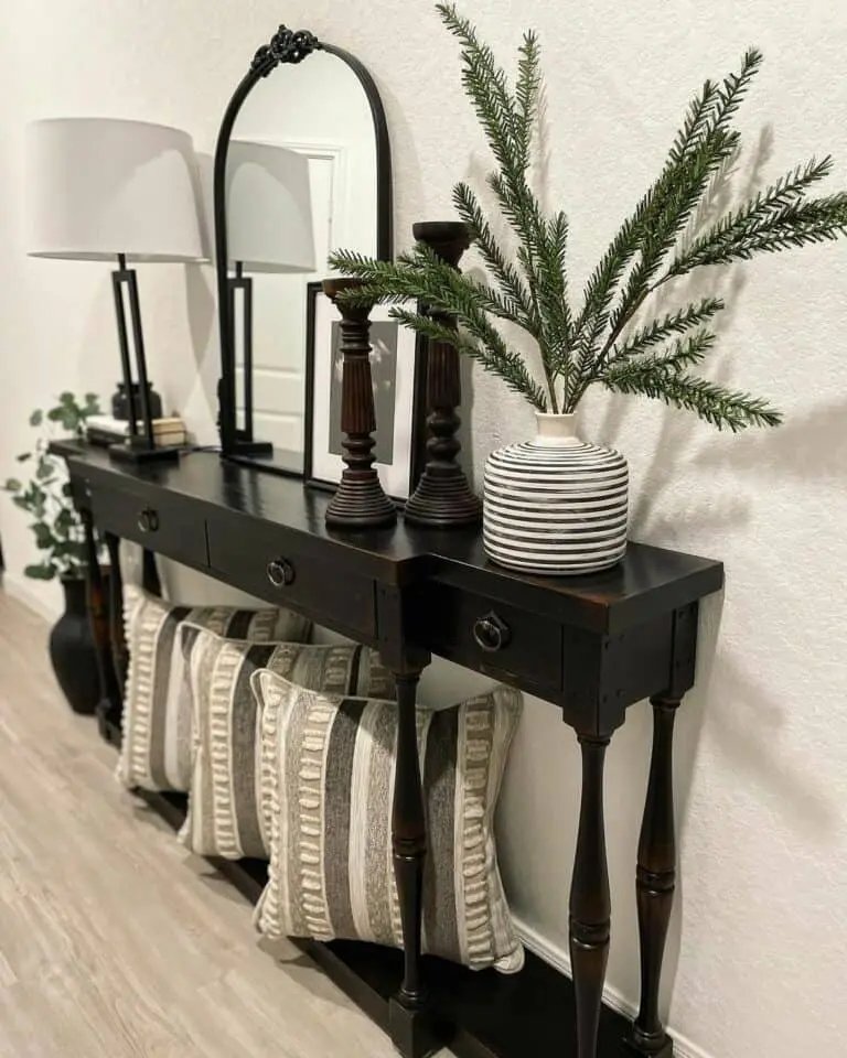 Black Table Styling