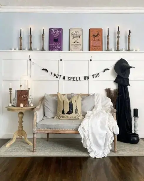 Black Witch Living Room Decor