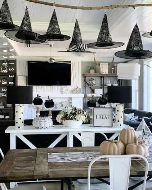 Black Witches' Hats Decor