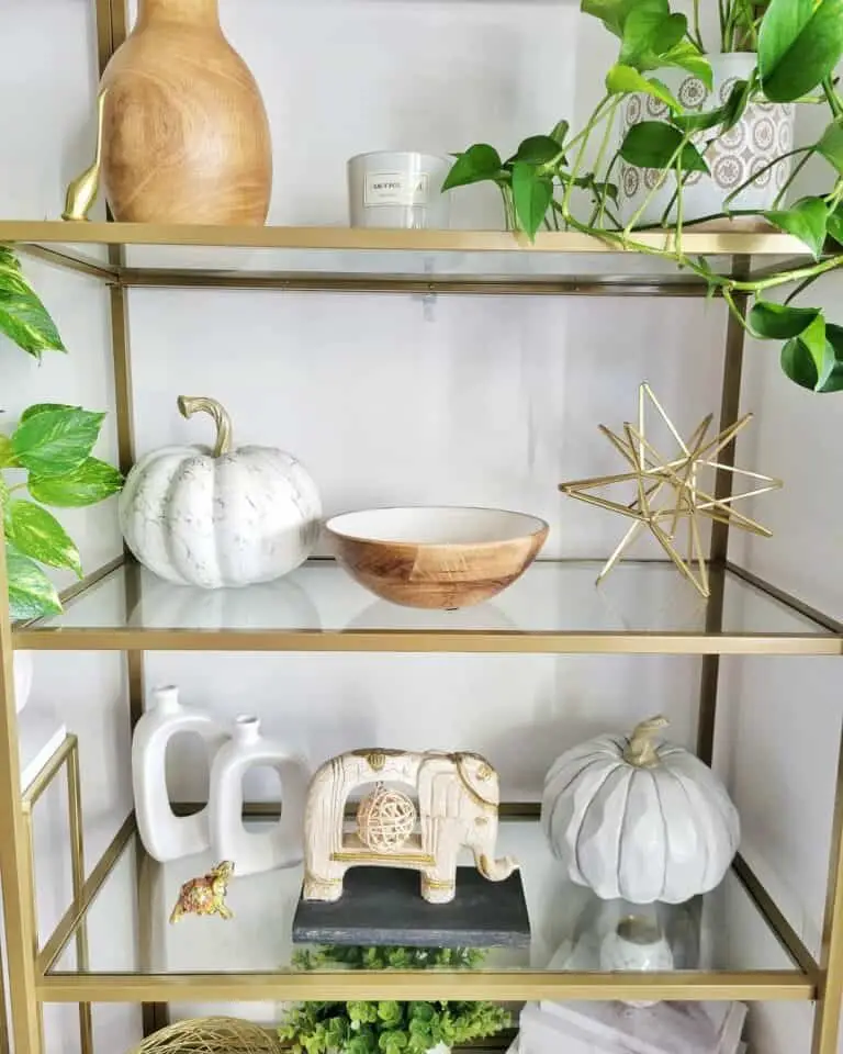 Brass and Glass Display