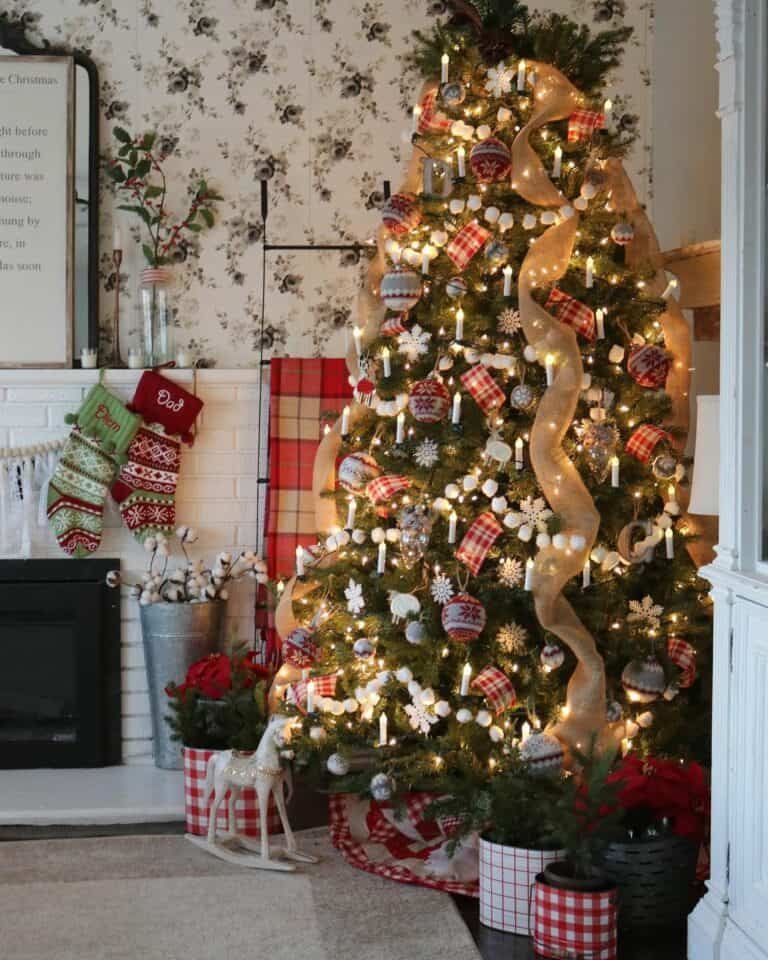 Buffalo Check Ornaments