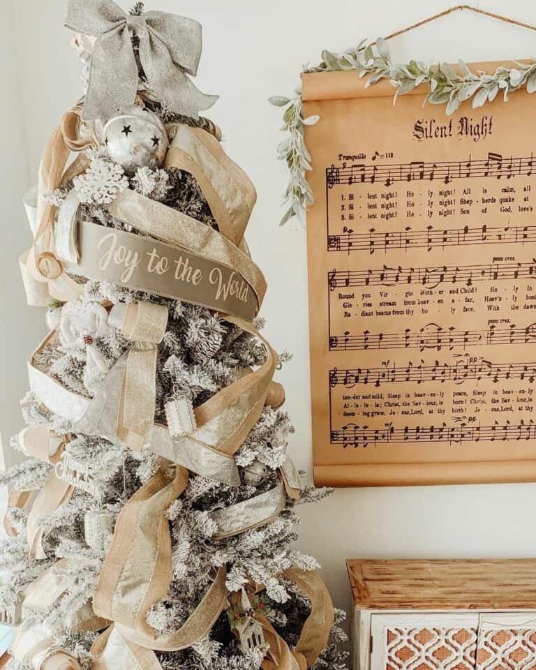 Burlap Tree Ribbon
