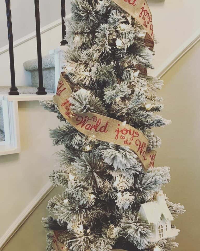 Burlap Tree Ribbon