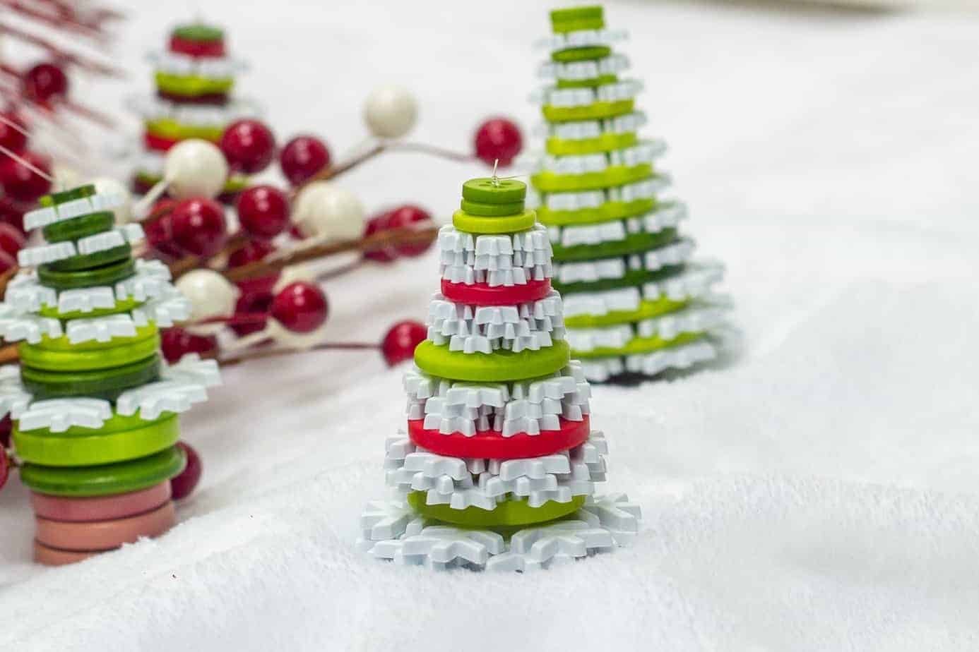 Button Tree Ornaments