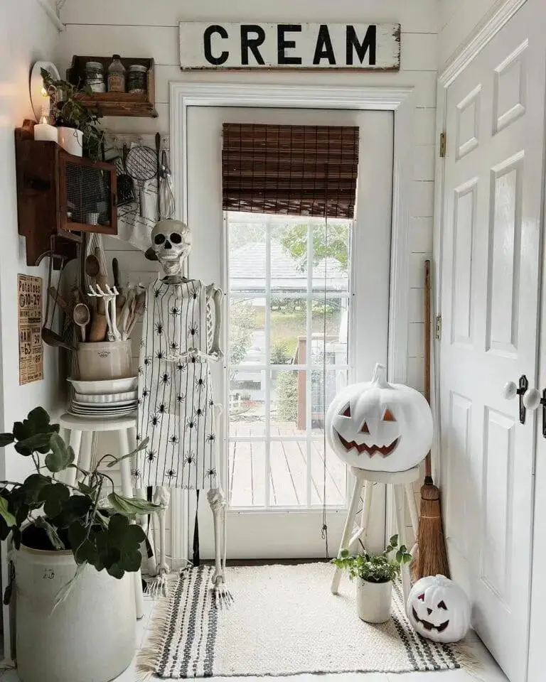 Calm Halloween Farmhouse Décor