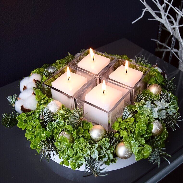 Candle Box Centerpiece