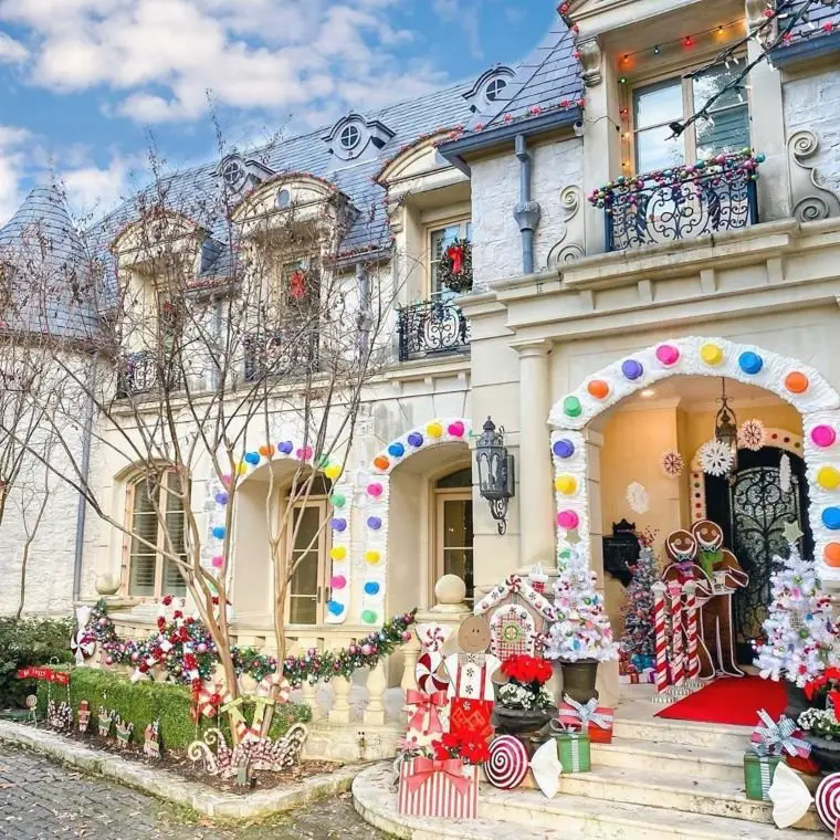Candy Christmas Porch