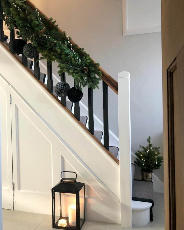 Carpeted Stair Garlands