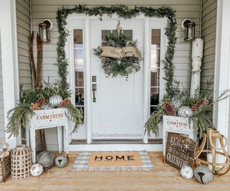 Christmas Bell Door Display