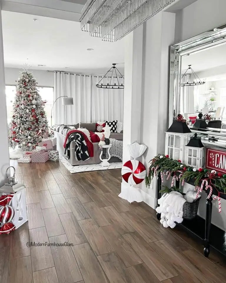 Christmas Entryway Lantern