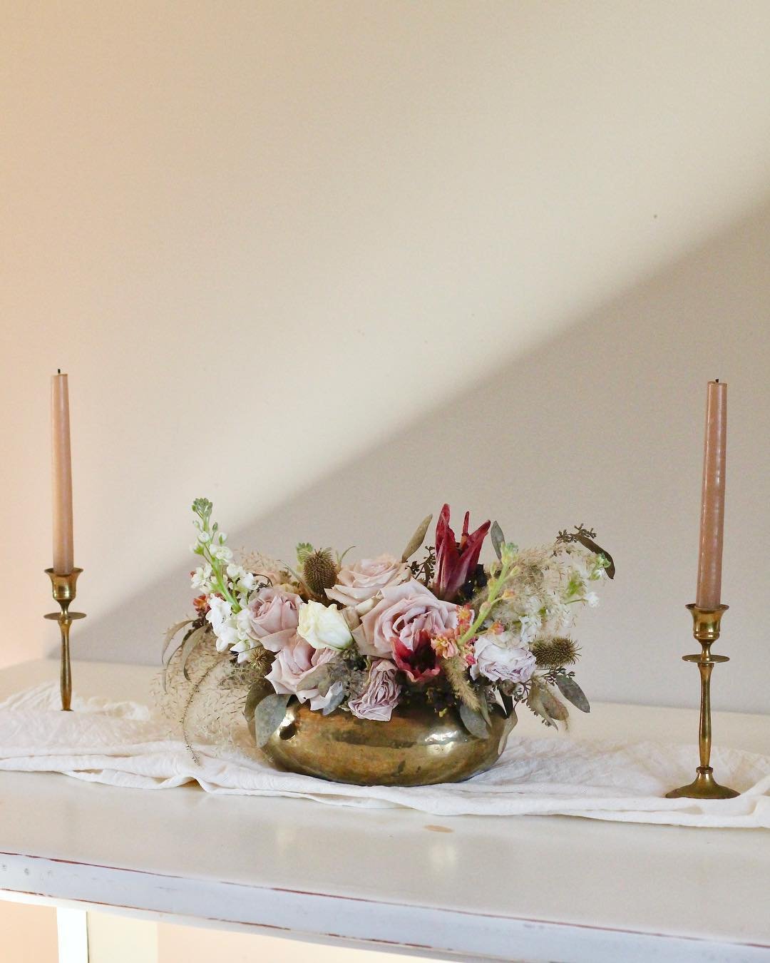 Christmas Flower Centerpiece