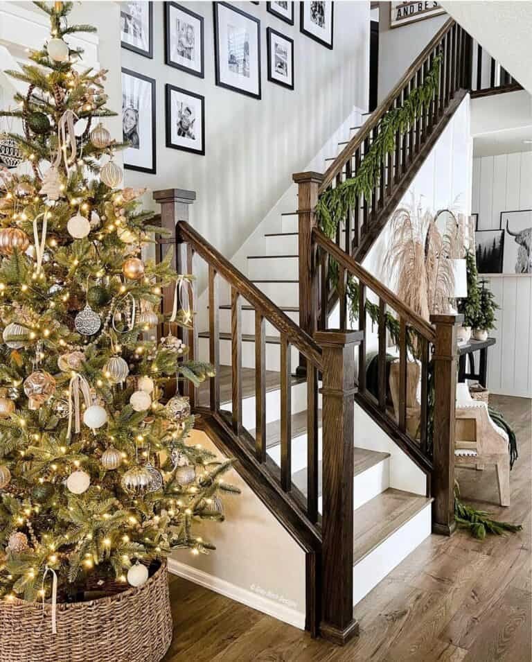 Christmas Garland Railings