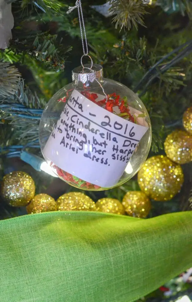 Christmas List Ornaments