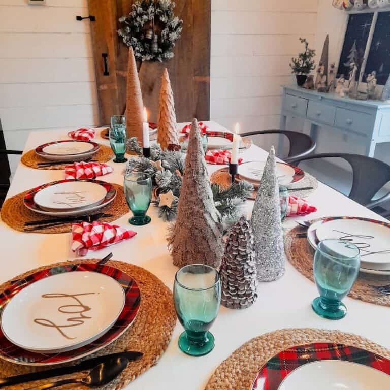 Christmas Table Colors