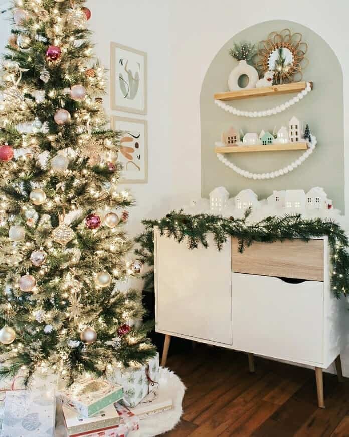 Christmas Village Shelves