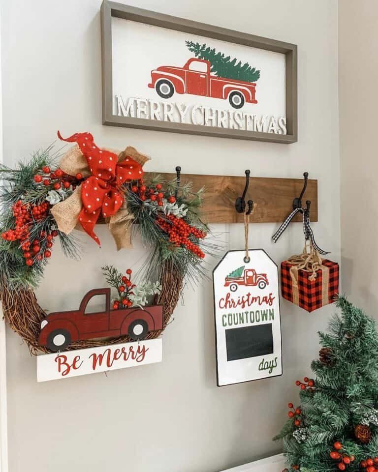 Christmas Wall Hooks