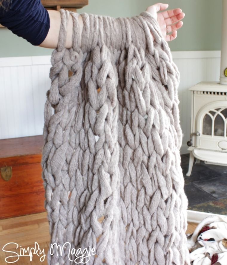 Chunky Knit Blanket