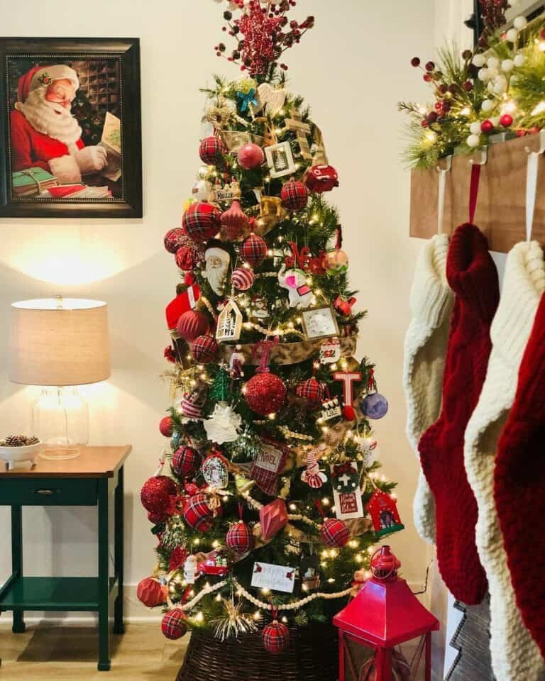 Classic Plaid Ornaments