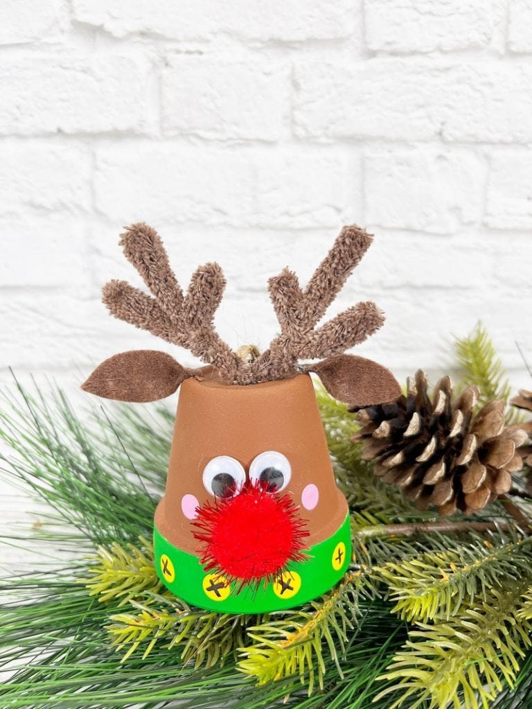 Clay Pot Reindeer
