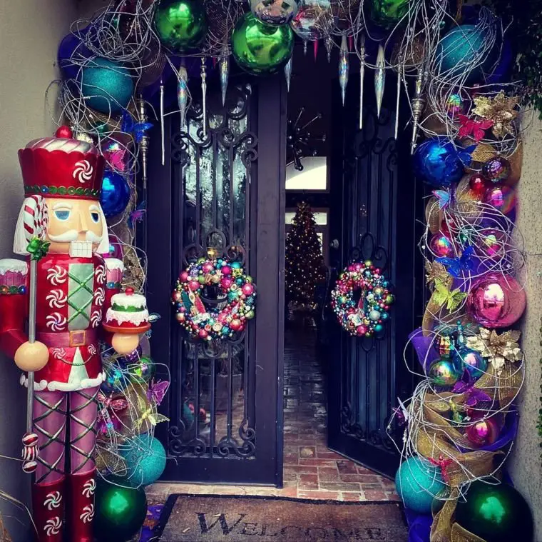 Colorful Christmas Ornaments