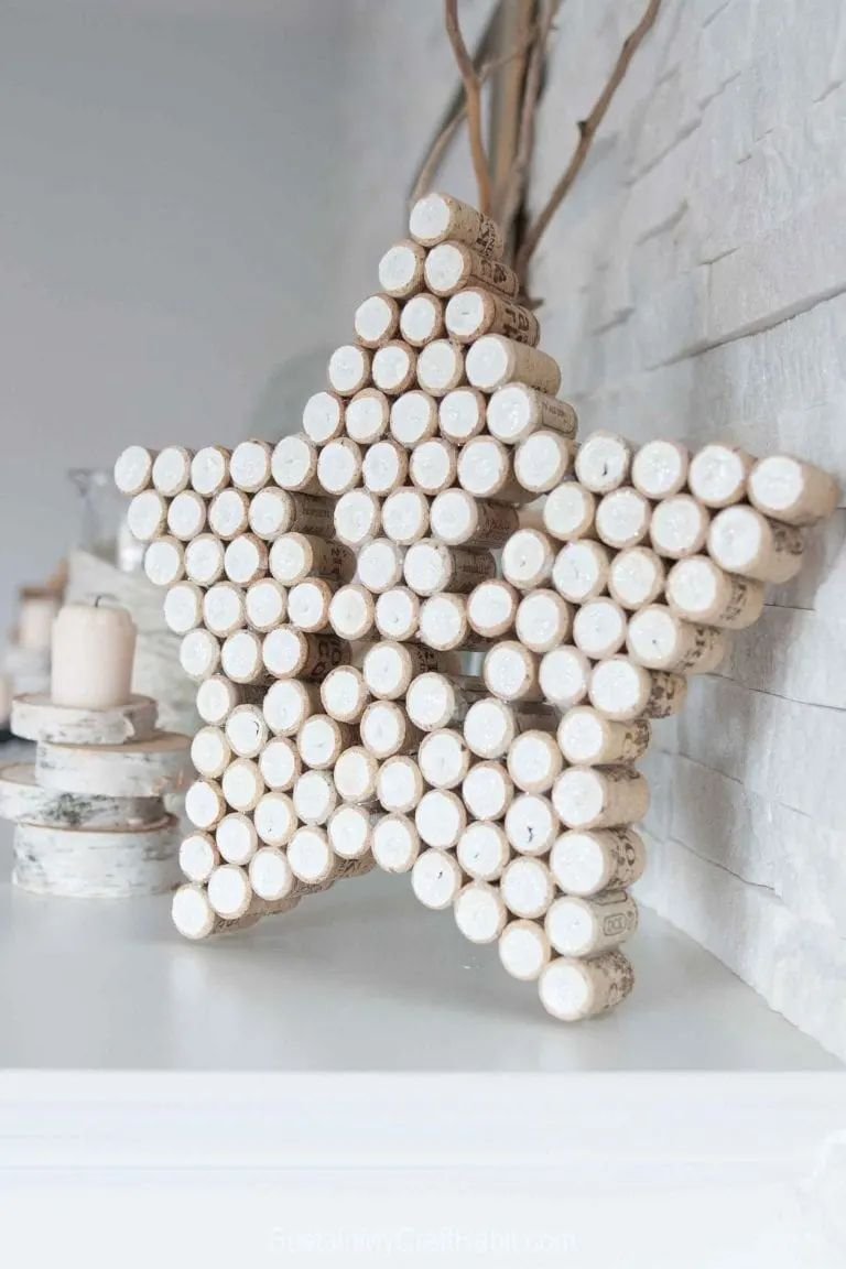 Cork Star Ornament