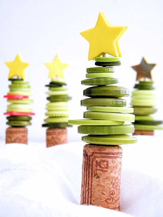 Cork Tree Ornaments